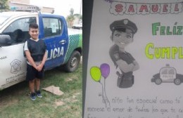 Buen gesto de la Policía de Pergamino: cumplieron el sueño a un niño en su cumpleaños