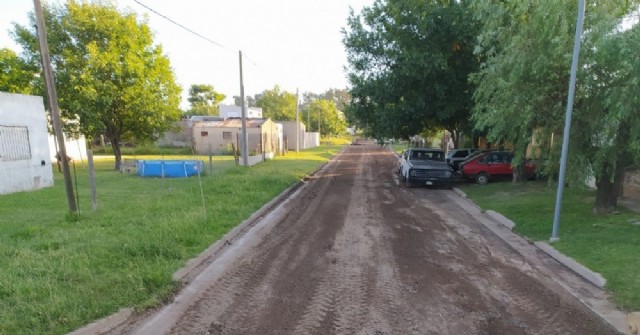 El Municipio intervino en calles de Barrio Santa Rita