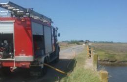 Cierran Puente Matadero por un incendio que habría sido intencional