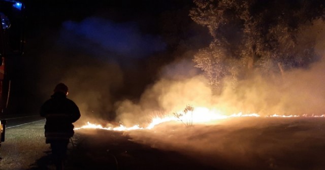 Récord: Los Bomberos Voluntarios tuvieron 12 salidas por incendios de malezas