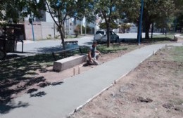 Trabajos en la plazoleta del Covendiar y en accesos a la ciudad