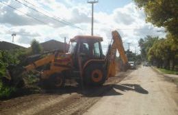 El Municipio intervino sobre calle Liniers