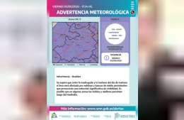 Recomiendan extremar cuidados al circular durante la mañana del sábado