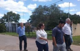 Carabelas: Funcionario provincial recorrió la obra de cloacas