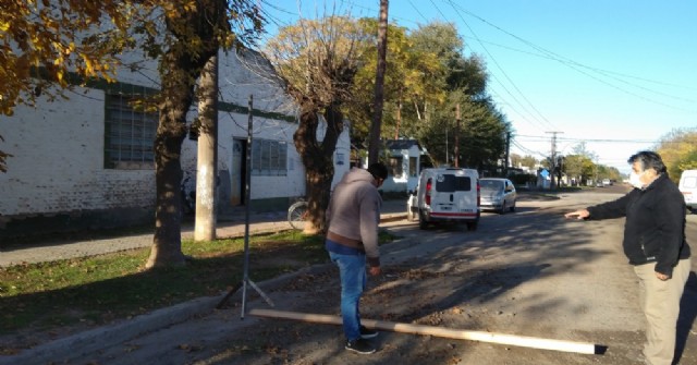 Instalan en Bromatología un arco sanitario para la desinfección de transportes de alimentos