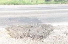 Advertencia a motociclistas que circulan por la Rotonda de la Ruta 188