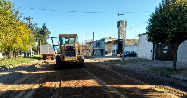 Servicios Urbanos intervino en un sector de Avenida Diego Trillo