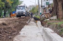 Culmina la construcción de cordón cuneta en Barrio Nehuenche