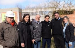 Baguear junto a Kicillof en recorrida de obras