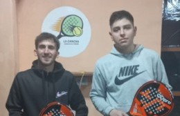 Guevara-Falchoni; Quiroga-Ferreyra y Gil-Pellizza, campeones en La Cancha