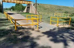 Reordenamiento en el paso peatonal bajo las vías del Ferrocarril General Urquiza
