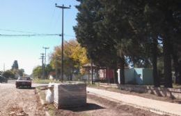 Construyen la vereda del Cementerio desde Helguera a Fuerte Federación