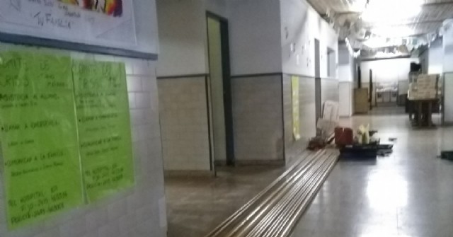 Comenzó una importante obra de gas en la Escuela Especial