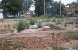 Reanudaron las obras en el Jardín Maternal de Las Medialunas