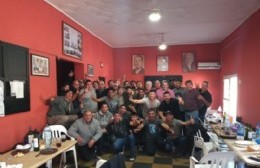 Luis Biorlegui celebró su cumpleaños junto a afiliados