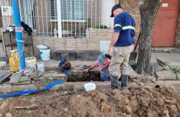 Trabajos de Obras Sanitarias para mejorar el servicio de agua