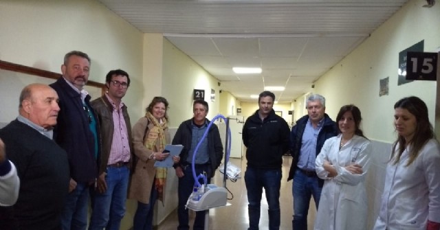 El Hospital municipal recibió importante donación gestionada por el Rotary Club Rojas