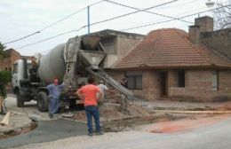 Las obras de cordón cuneta en calle Paso incluyen dos bocacalles nuevas