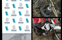 La policía recupera motocicleta robada
