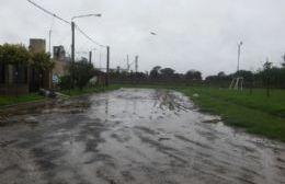 Estado de las calles en Barrio Evita