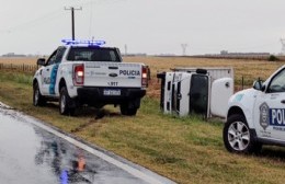 Vuelca camión en Ruta 188