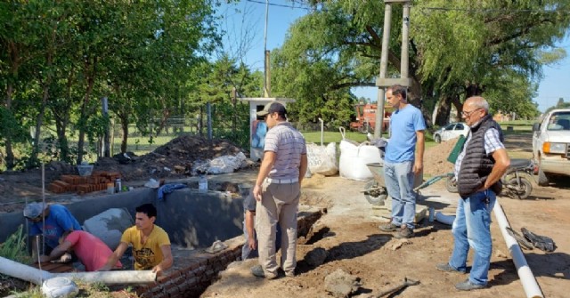 Construyen una nueva cámara en la estación elevadora de Trillo y Alessandro