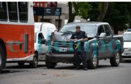 Conductor borracho provocó un espectacular accidente en cadena