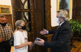 El presidente recibió a los padres de Ursula Bahillo