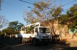 Sigue avanzando el recambio de luminarias en la zona céntrica