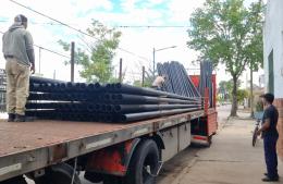 Alumbrado público: llegaron 80 nuevos postes