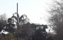 Trabajos de mantenimiento en calles de Carabelas