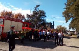 Los Bomberos Voluntarios de Rojas recordaron a sus compañeros fallecidos