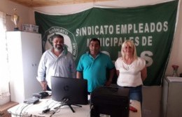 El Sindicato de Empleados Municipales recibió el respaldo de dirigentes gremiales provinciales