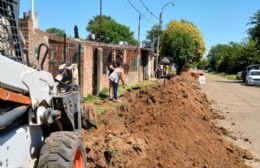 Finalizó la obra de ampliación de la red de gas natural en Barrio Bicentenario