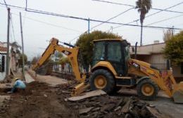 Reconstrucción de cordones y bocacalles en la zona centro