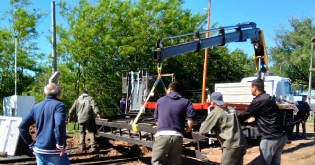 Importantes avances en la construcción de la nueva estación elevadora de líquidos cloacales