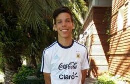 Agustín Martegani entrenó por primera vez con la Selección sub 20