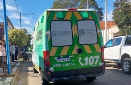 Hospitalizan a un hombre tras accidente vial