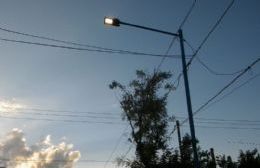Mientras aclaran su aumento, las luminarias continúan encendidas durante el día