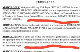 Tomógrafo: para Baguear, los concejales oficialistas “no entendieron el comunicado”