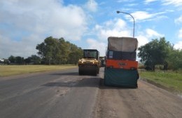 Avanza la repavimentación de la Ruta 188 en Rojas