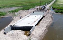 Imágenes del avance de la construcción del puente Saladillo de la Vuelta