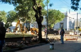 Comenzaron obras de remodelación en la Plazoleta de la Juventud