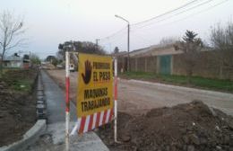 Estabilizaron las calles donde se construyó cordón cuneta