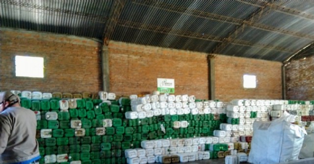 El Centro de Acopio Transitorio despachó el primer cargamento de envases de agroquímicos