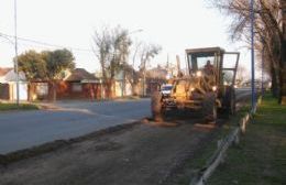 El Municipio trabaja sobre Avenida Bicentenario