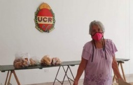 La UCR Rojas reconoce la tarea solidaria de una correligionaria