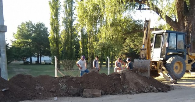 Avanzan los trabajos en la estación elevadora de líquidos cloacales de Trillo y Alessandro