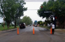 Avanza la repavimentación de la Avenida San Martín