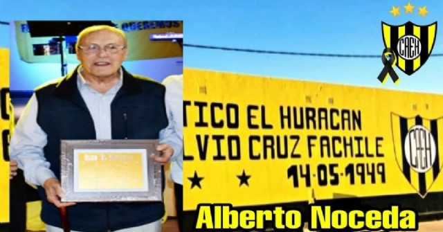 El pueblo aurinegro está de luto: Murió Alberto Noceda